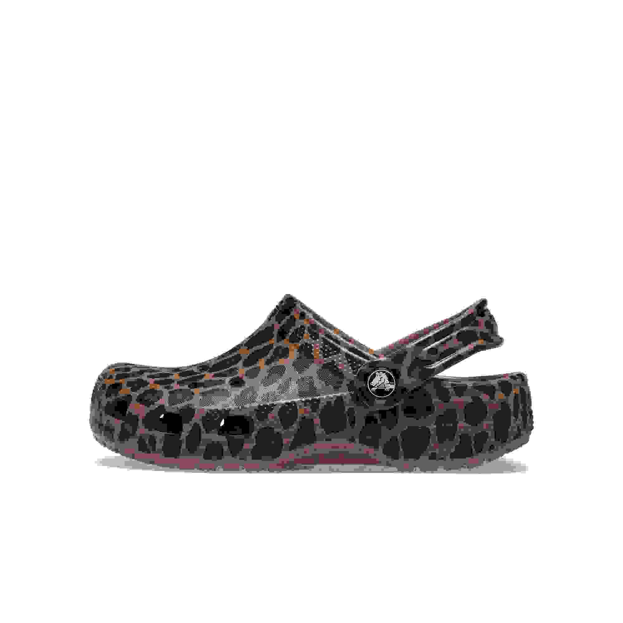 Crocs Classic Grade School Girls' "Leopard" Clog